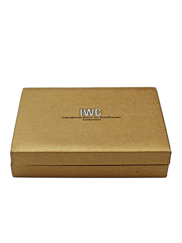 IWC 18k Yellow Gold Hunting Case 48mm Pocket Watch with Box c. 1966