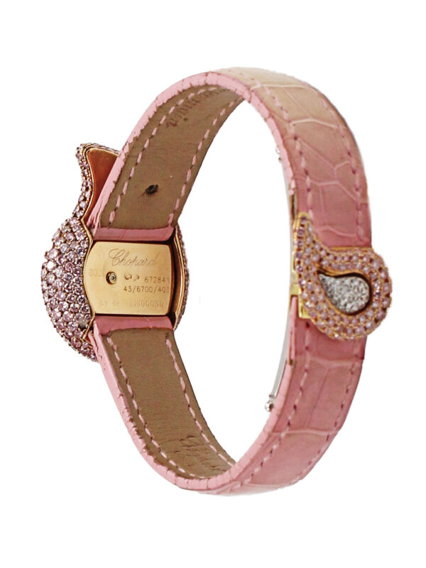 Chopard "Casmir" Pink & White Gold & Diamond (~5.21ct) Ladies’ Wristwatch Complete c. 1998, Ltd 43/6700 Ref 436700-9011