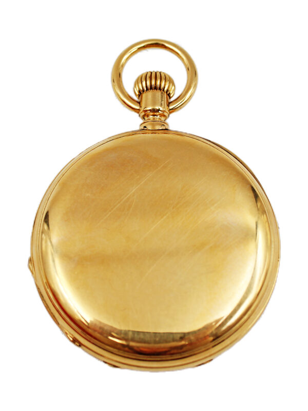 Patek Philippe 18k Yellow Gold 52mm Hunter Pocket Watch with Extract c. 1872