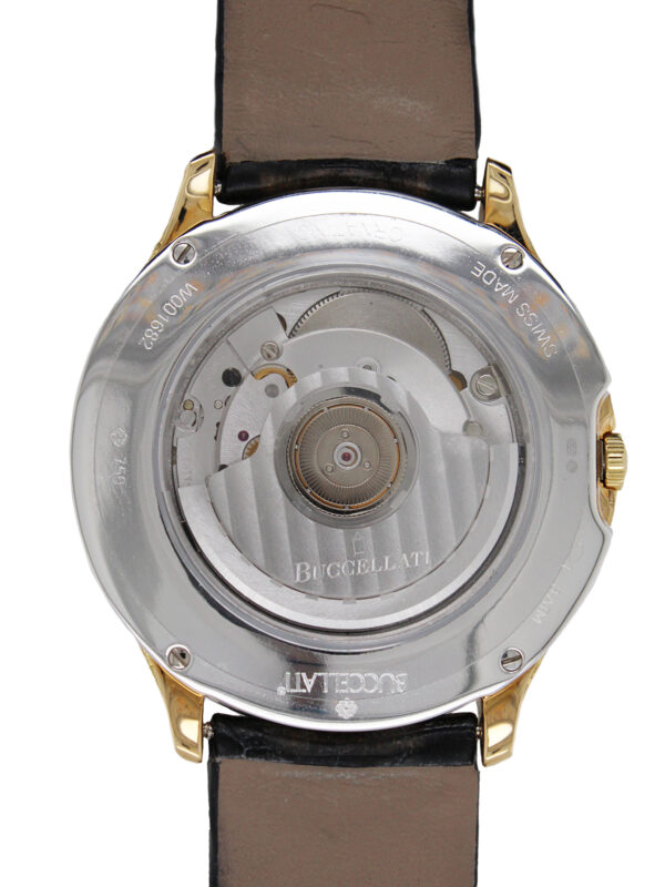 Buccellati ‘Ornatino’ 18k White & Yellow Gold Engraved 40mm Wristwatch c. 1990s