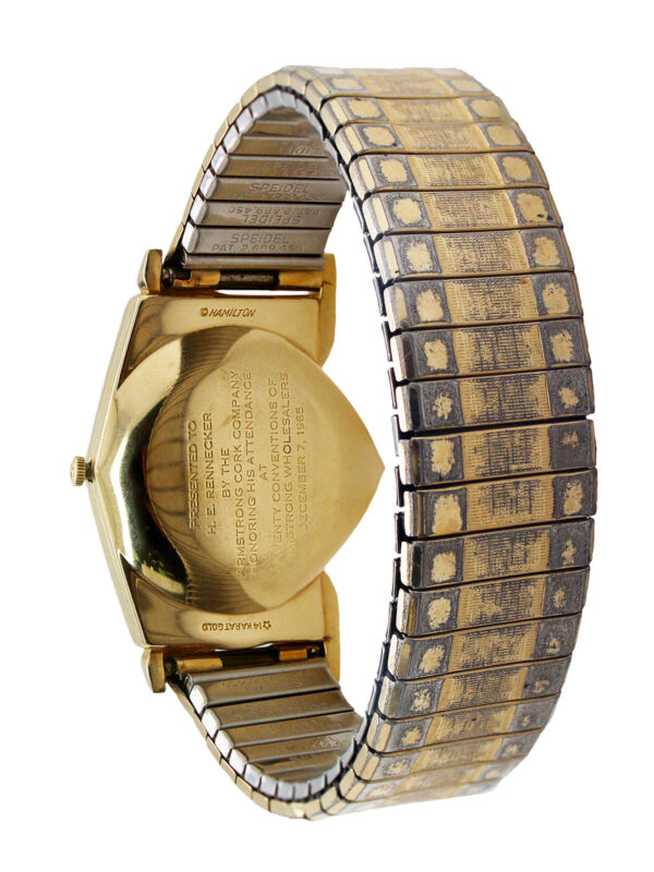 Hamilton "Pacer" Electric 14K Yellow Gold Bracelet Watch, c. 1957