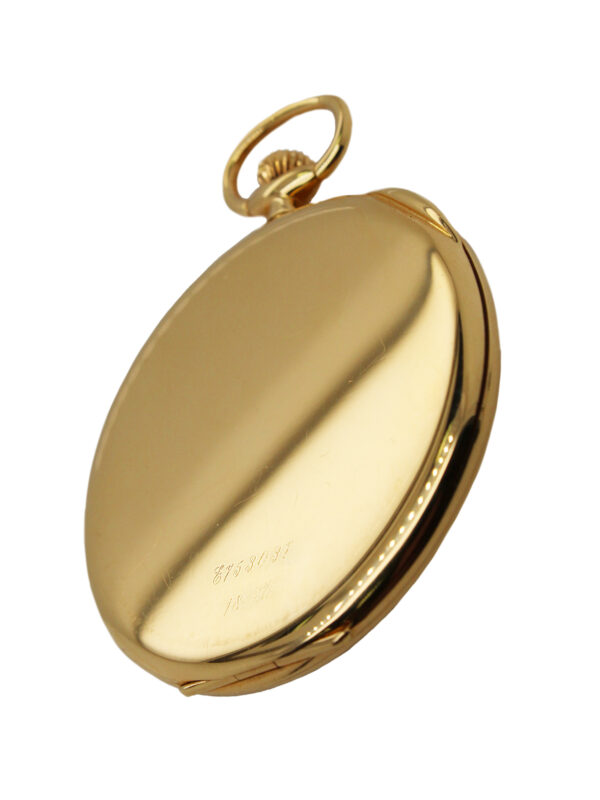 Rolex "Cellini" 18k Yellow Gold Open Face Pocket Watch c. 1990s, Ref 3761, 63.8g 48mm