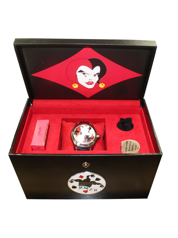 Corum Bubble "Jolly Joker" Limited Edition Stainless Steel Automatic Wristwatch with Original Box, Warranty, Certificate, & Deck of Cards, Ref no. 82.240.20