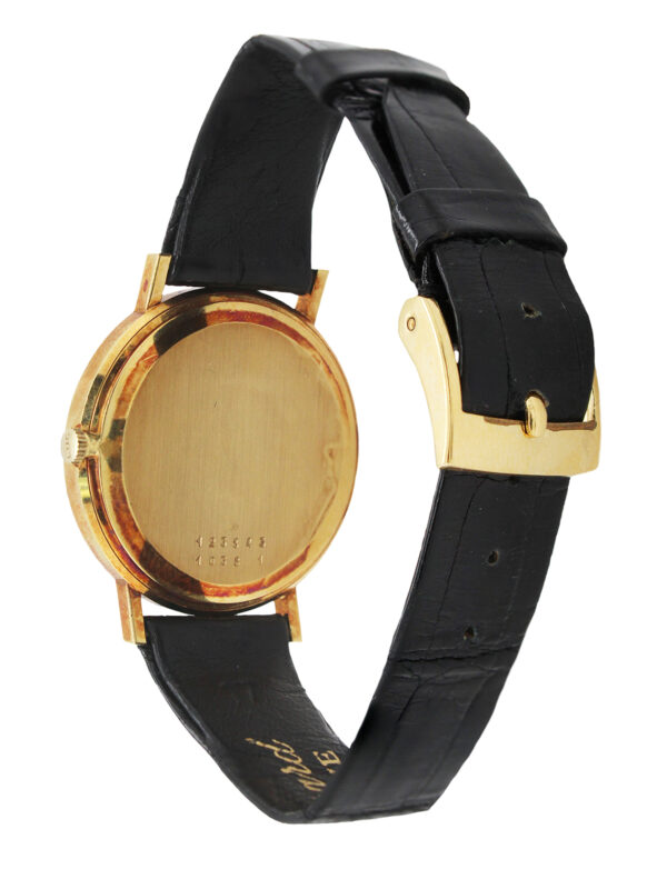 Chopard 18k Yellow Gold Malachite & Onyx Checkerboard Wristwatch w. Matching Gold & Stone Cufflinks c. 1990’s, Ref 1038/1