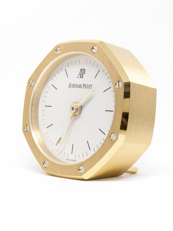 Audemars Piguet Royal Oak "Unipede Montreux 1997" Brass Quartz Table Clock