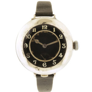 Rolex Sterling Silver Demi-Hunter Wrist Watch