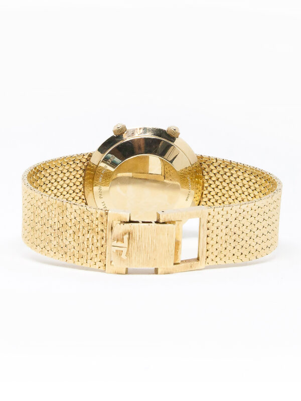 LeCoultre "Memovox" 14k Yellow Gold Auto-Date Bracelet Watch with Alarm c. 1960s