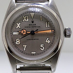 Stainless Steel Vintage Rolex Bubble Back Ref. 6050