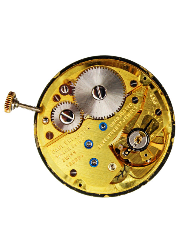 Paul Breguette 14k Yellow Gold Mechanical Wristwatch