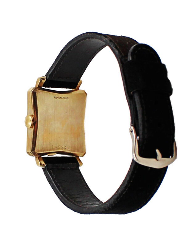 Paul Brequette 'Incabloc' Yellow Gold Vintage Wristwatch