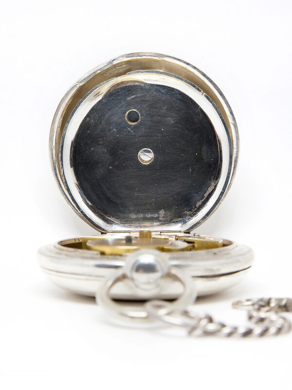 Patek Philippe & Co. Nickel Oversized Half Hunter 8-Day Pocket Watch with Extract c. 1868