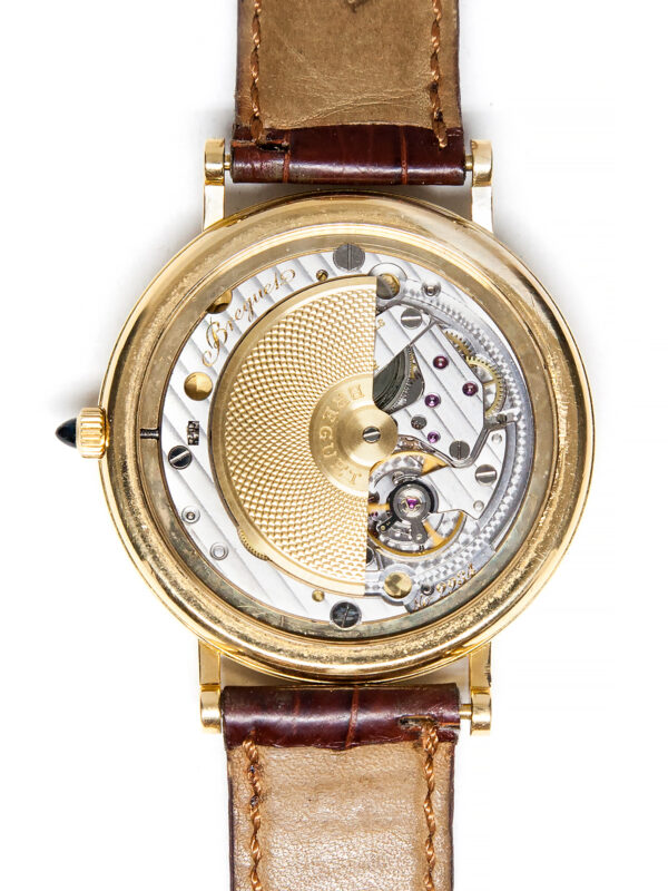 Breguet "Classique" (Ref 3310) 18k Yellow Gold Automatic Perpetual Calendar Wristwatch with Moonphase, Power Reserve, Box, Cert, Setting Pin, and Manual c. 1990s