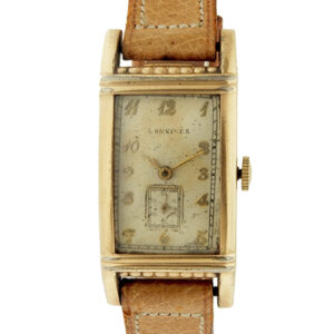 Longines Rectangular Yellow Gold Fill Vintage Swiss Wristwatch