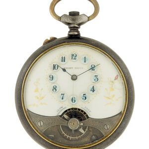 Formosa Eight Days Gunmental Vintage Open Face Pocket Watch