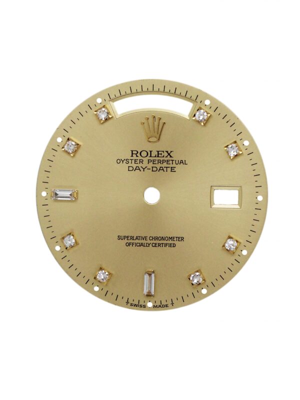 Rolex Day-Date Gold Dial with Diamond Hour Markers